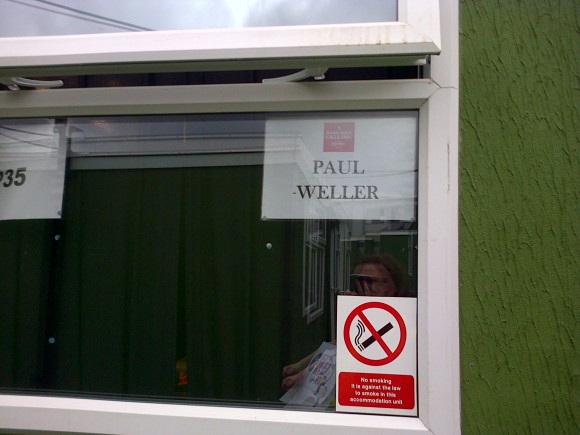 Paul Wellers dressing room