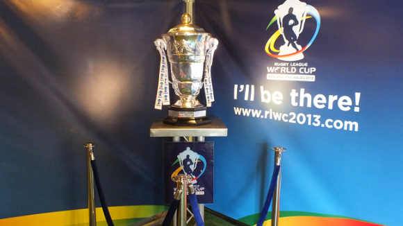 Rugby League World cup trophy