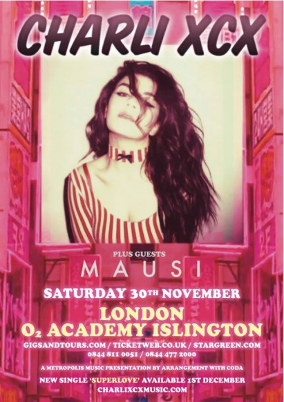 Charli XCX live in London, O2 Academy Islington (30/11/2013)