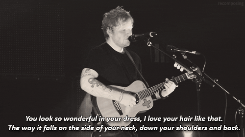 Ed Sheeran lyric