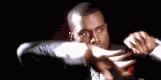 Kanye West dancing gif