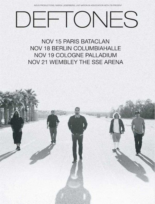 Deftones 2015 tour