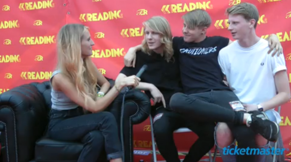 As It Is interview with Sophie Eggleton at Reading for Ticketmaster