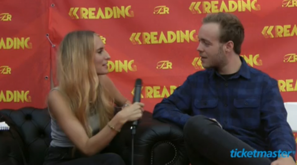 Black Peaks interview with Sophie Eggleton at Reading for Ticketmaster