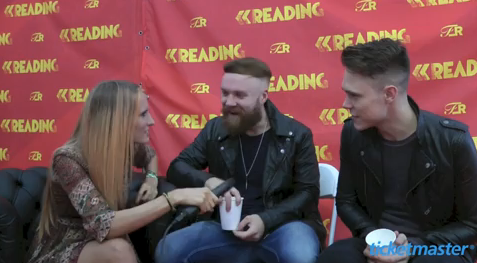 Don Broco interview with Sophie Eggleton at Reading