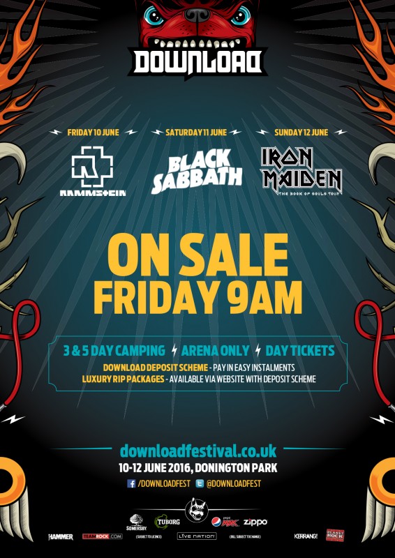 Download Festival 2016 headliners