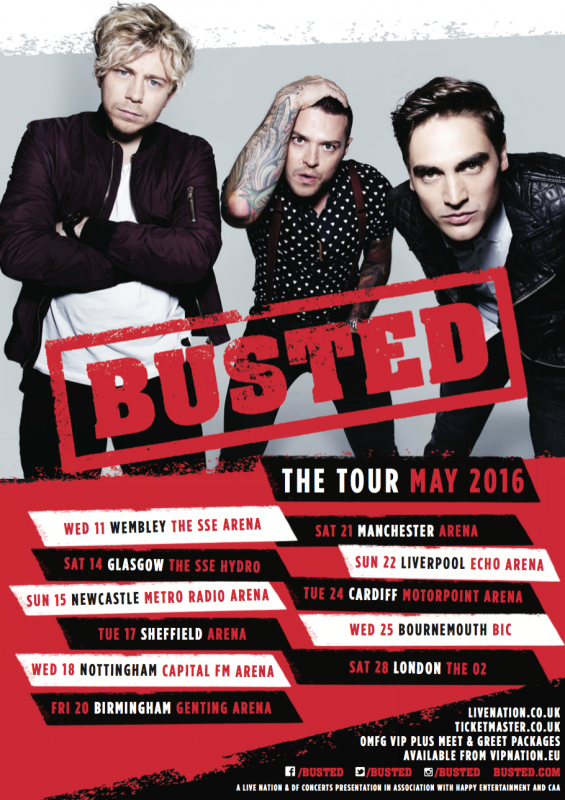 Busted uk tour 2016