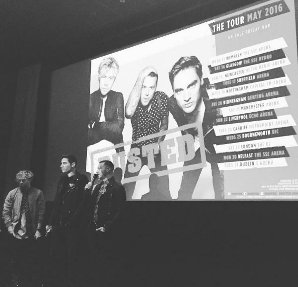 Busted uk tour 2016