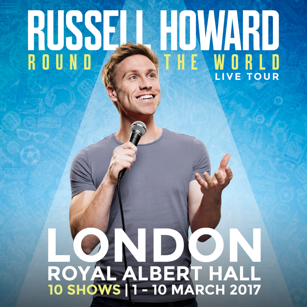 Russell Howard 2017 world tour