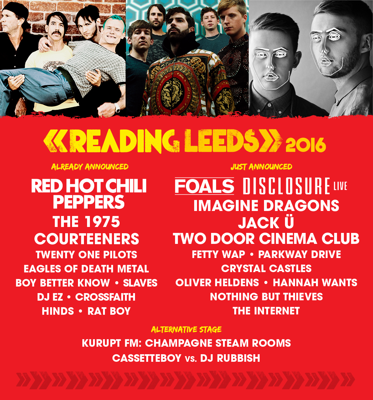 Reading and Leeds 2016
