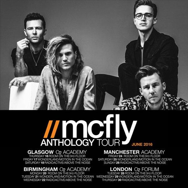 McFly Anthology tour