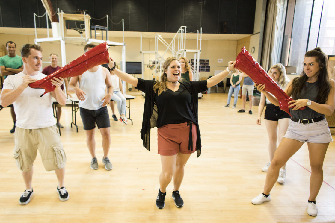 Kinky Boots Rehearsals