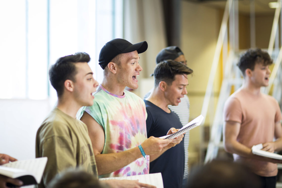 Kinky Boots Rehearsals