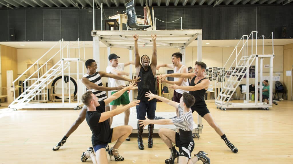 Kinky Boots Rehearsals