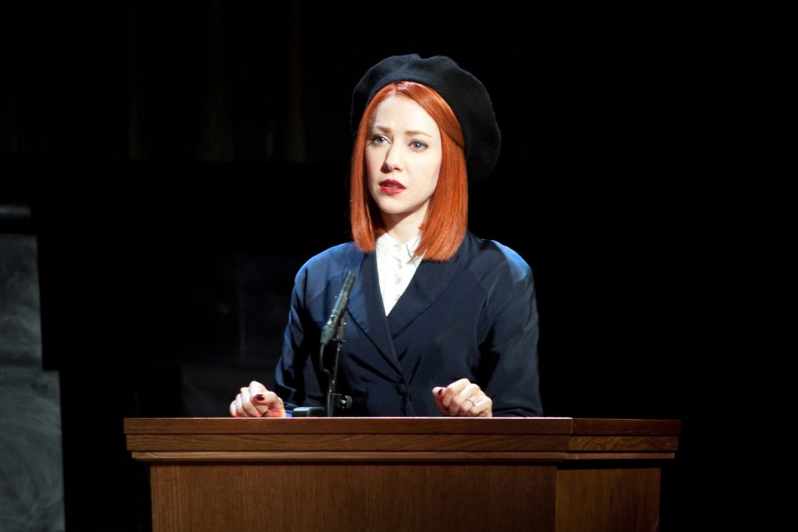 Catherine Steadman in Witness for the Prosecution (Credit : Sheila Burnett)