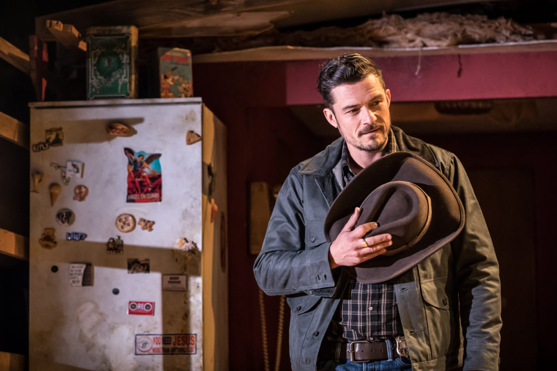 Orlando Bloom (Killer Joe Cooper). Photo by Marc Brenner.
