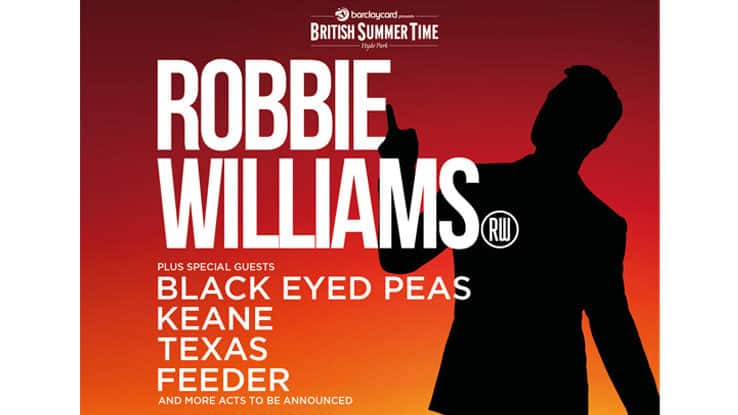 Robbie Williams with support