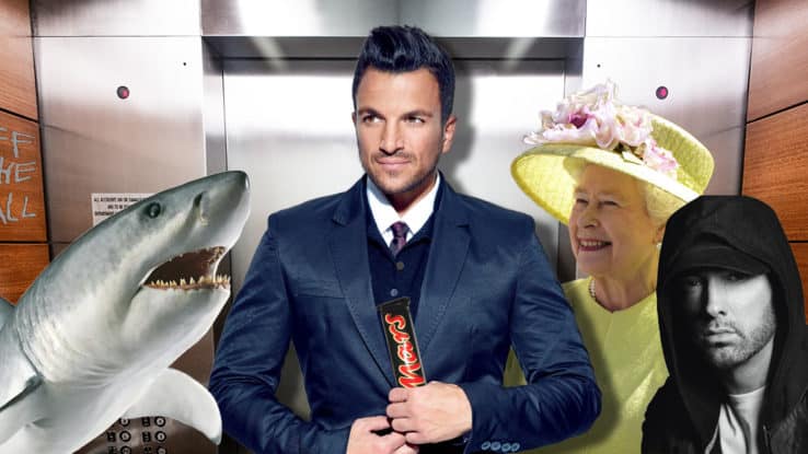 Peter Andre Stuck In A Lift