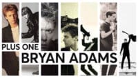 A montage of Bryan Adams album covers