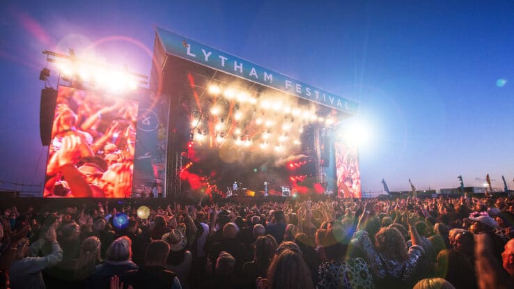 Lytham Festival stage