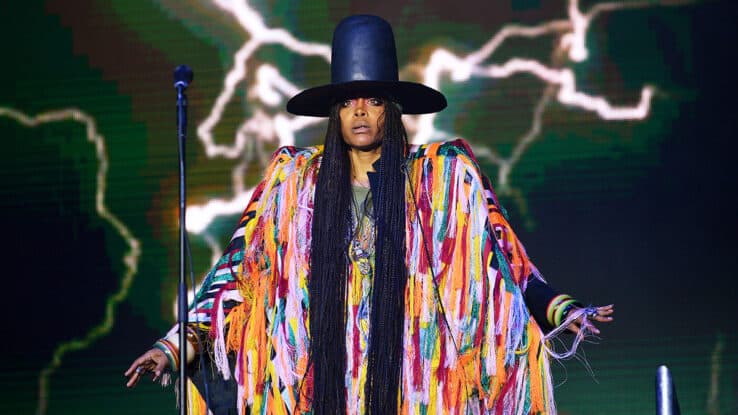 Erykah Badu performs at All Points East Festival 2023 at Victoria Park on August 26, 2023