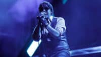 Julian Casablancas of The Strokes performs at All Points East Festival 2023 at Victoria Park on August 25, 2023