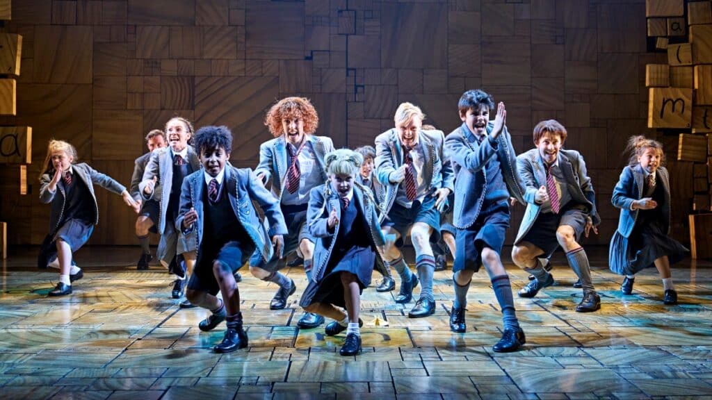 The cast of Matilda The Musical