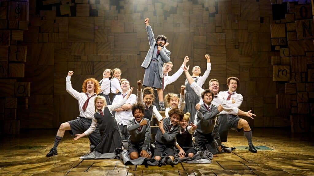 The cast of Matilda the Musical