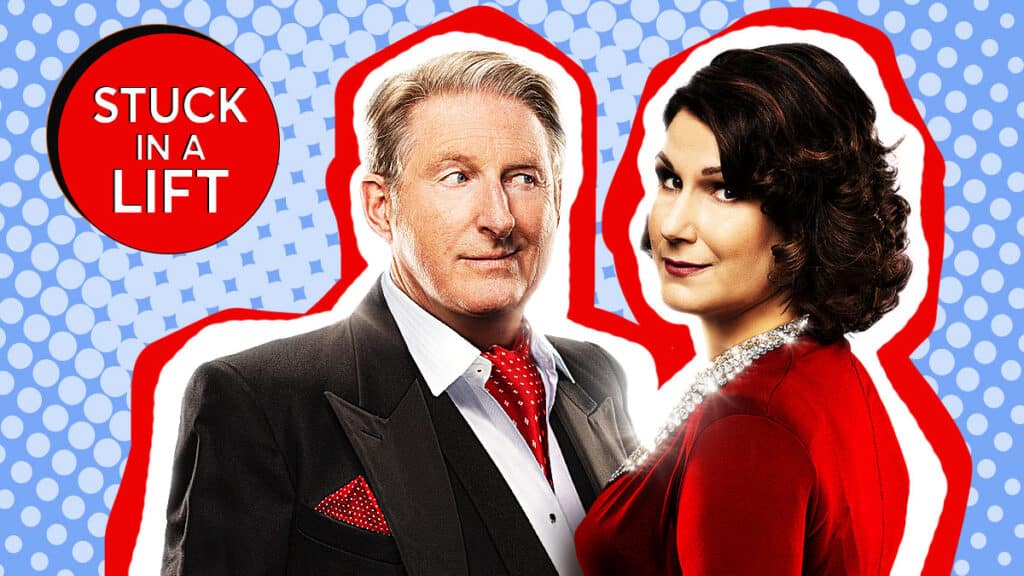 Stuck In A Lift: Adrian Dunbar and Stephanie J. Block