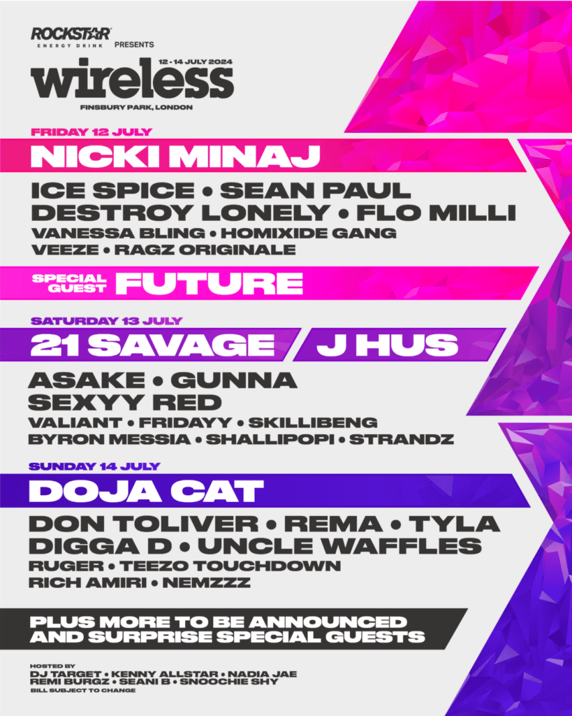 Wireless Festival 2024 line-up