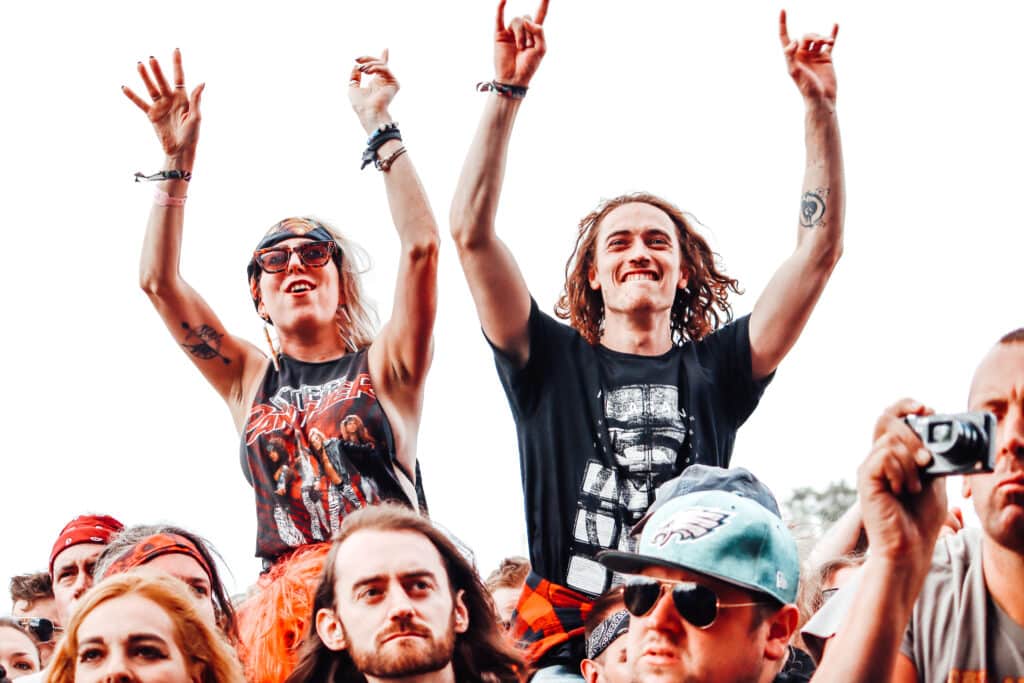 Fans at Download – one of several UK festivals taking place in June 2024