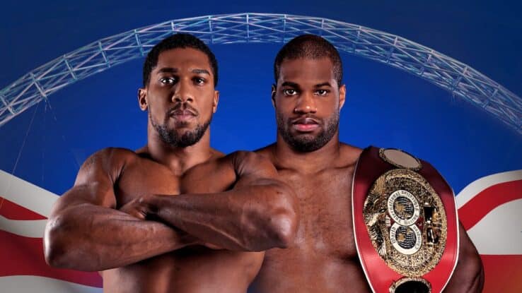 Anthony Joshua and Daniel Dubois