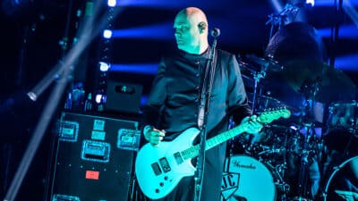 Billy Corgan of The Smashing Pumpkins performs at Utilita Arena Birmingham on June 7, 2024 in Birmingham