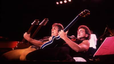 Jonathan Cain and Neal Schon of Journey, June 11, 1983