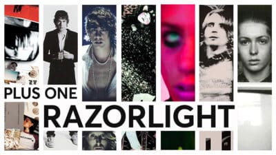 A montage of Razorlight album covers