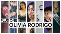 A montage of album and single art by Olivia Rodrigo