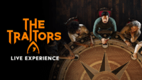 A group of players sit around the Round Table at The Traitors: Live Experience