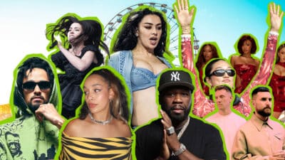A montage of artists from the Parklife 2025 line-up