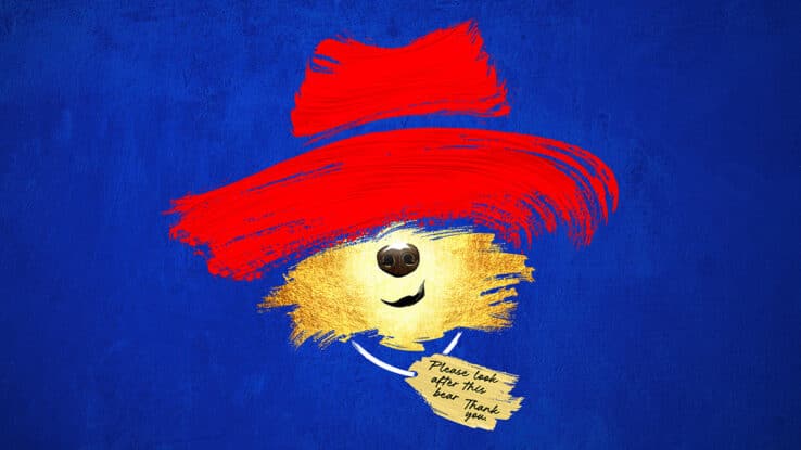 An illustrated poster for Paddington The Musical