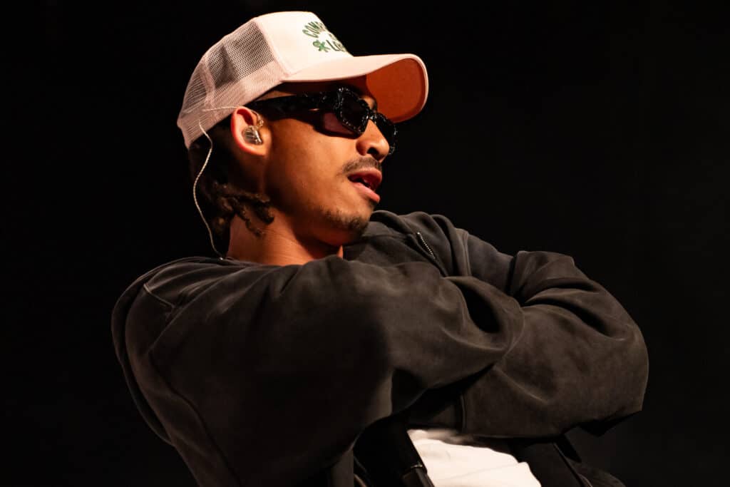Jordan Stephens of Rizzle Kicks performs at Brighton Dome Concert Hall during The Great Escape Festival 2025