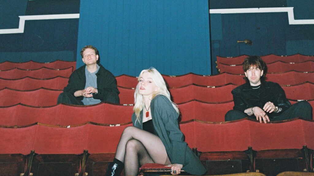 A promotional image of the Scottish rock band swim school.