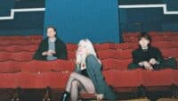 A promotional image of the Scottish rock band swim school.