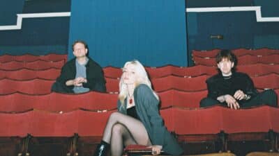 A promotional image of the Scottish rock band swim school.