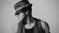 The cover image of Jason Derulo's single, Watcha Say, with Derulo in profile wearing a hat
