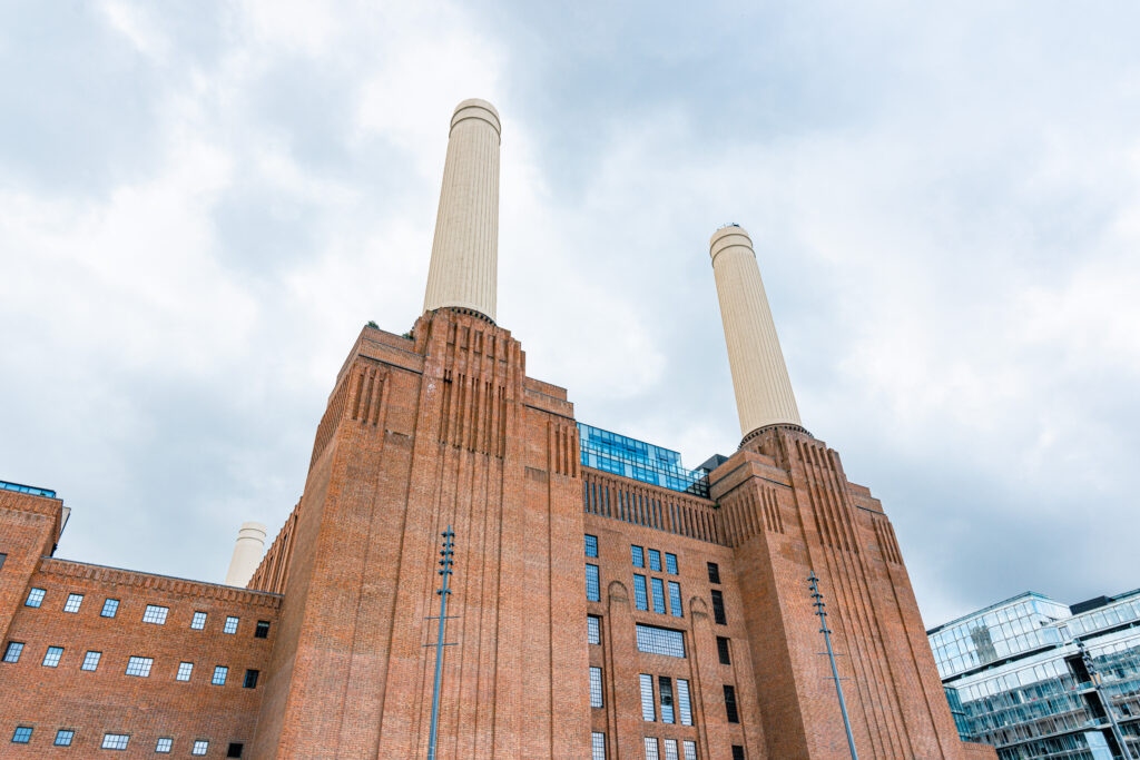 Battersea Power Station Chimneys in London