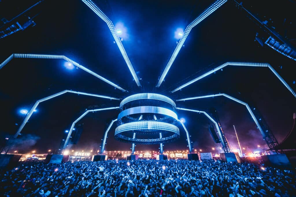 The HALO stage at Creamfields 2025