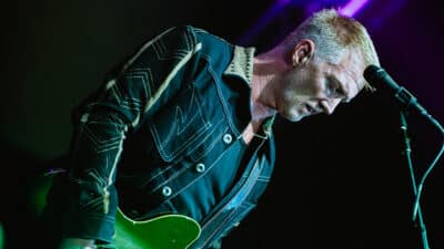 Josh Homme of Queens Of The Stone Age on stage at Rock N Roll Circus in Sheffield