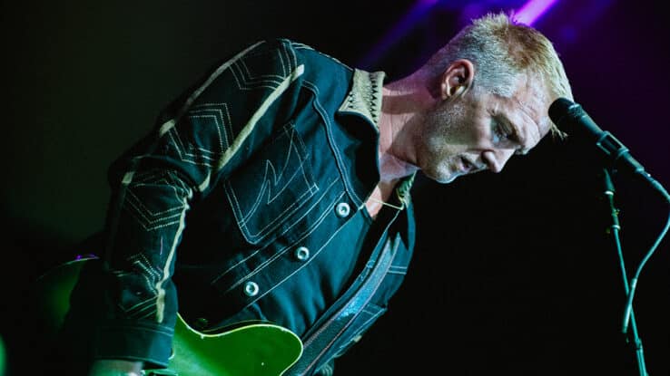 Josh Homme of Queens Of The Stone Age on stage at Rock N Roll Circus in Sheffield