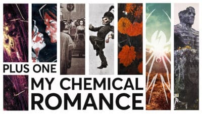 A montage of My Chemical Romance album, EP, single and compilation artwork