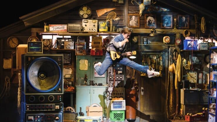 Marty McFly in Back To The Future at the Adelphi Theatre